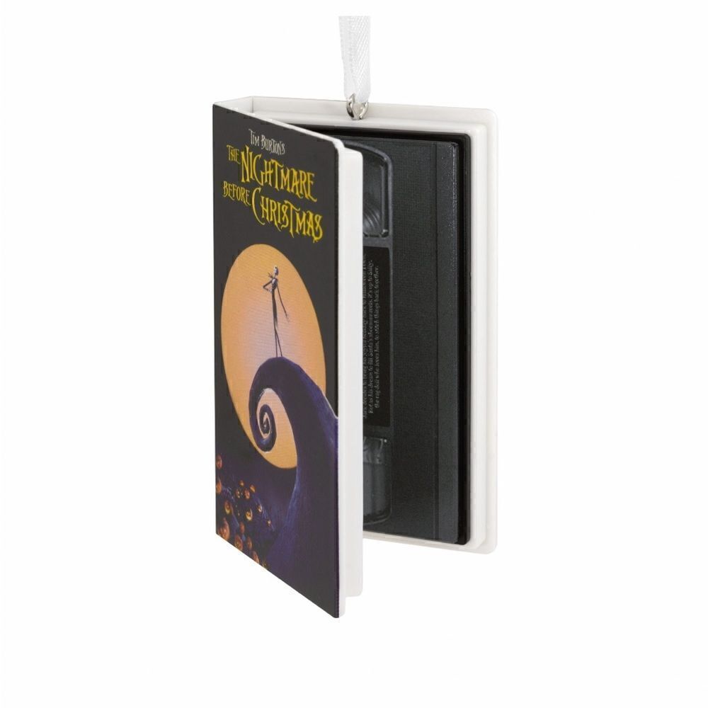 Hallmark Disney Retro Video Cassette Nightmare Before Christmas Ornament NWT